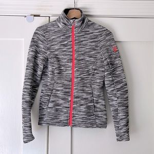 Womens SPYDER Endure Space Dye Stryke Fleece Full Zip Mid Weight Jacket XS